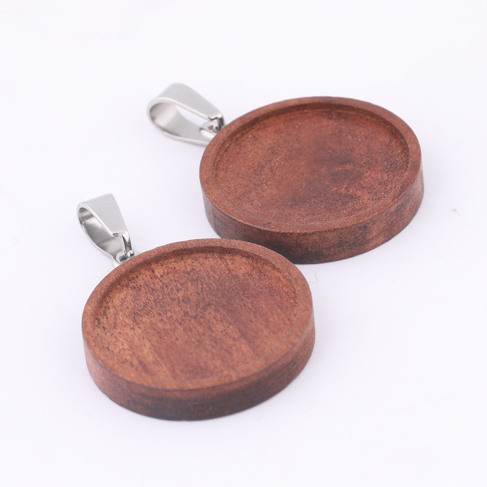 10 шт., 20 мм, круглые деревян – обзор и цена Bezels Set Pendant