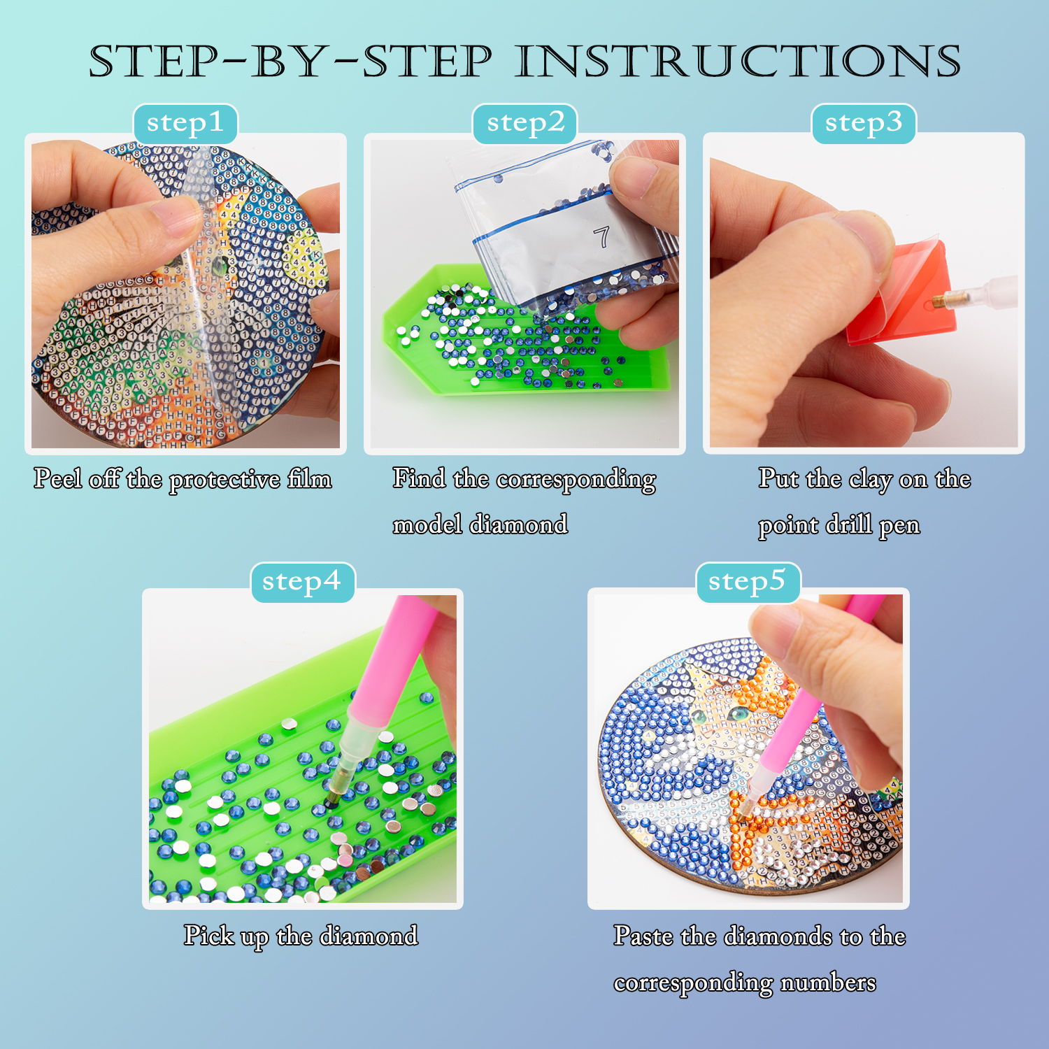 Набор из 8 подставок для стака – обзор и цена Resin Craft Kit