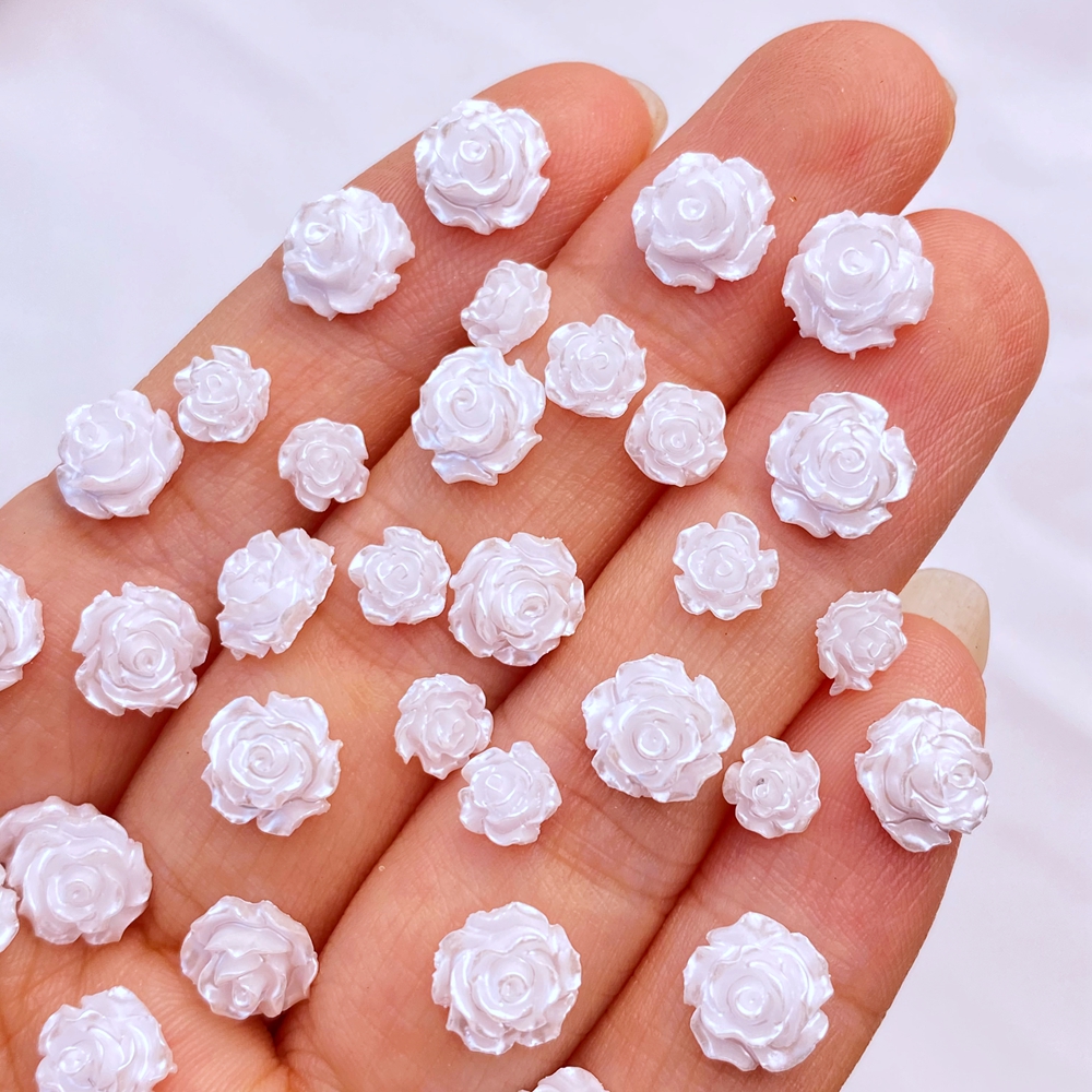 100 шт. новый милый мини 5 мм/ – обзор и цена Flower Preservation Resin