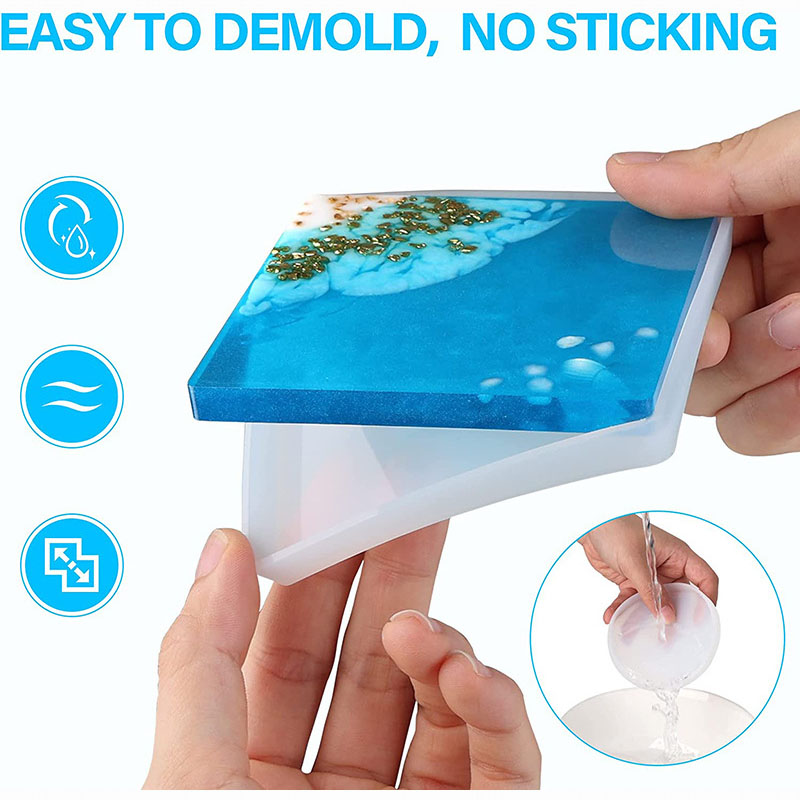 Круглая искусственная силиконо – обзор и цена Resin Ocean Wave Mold