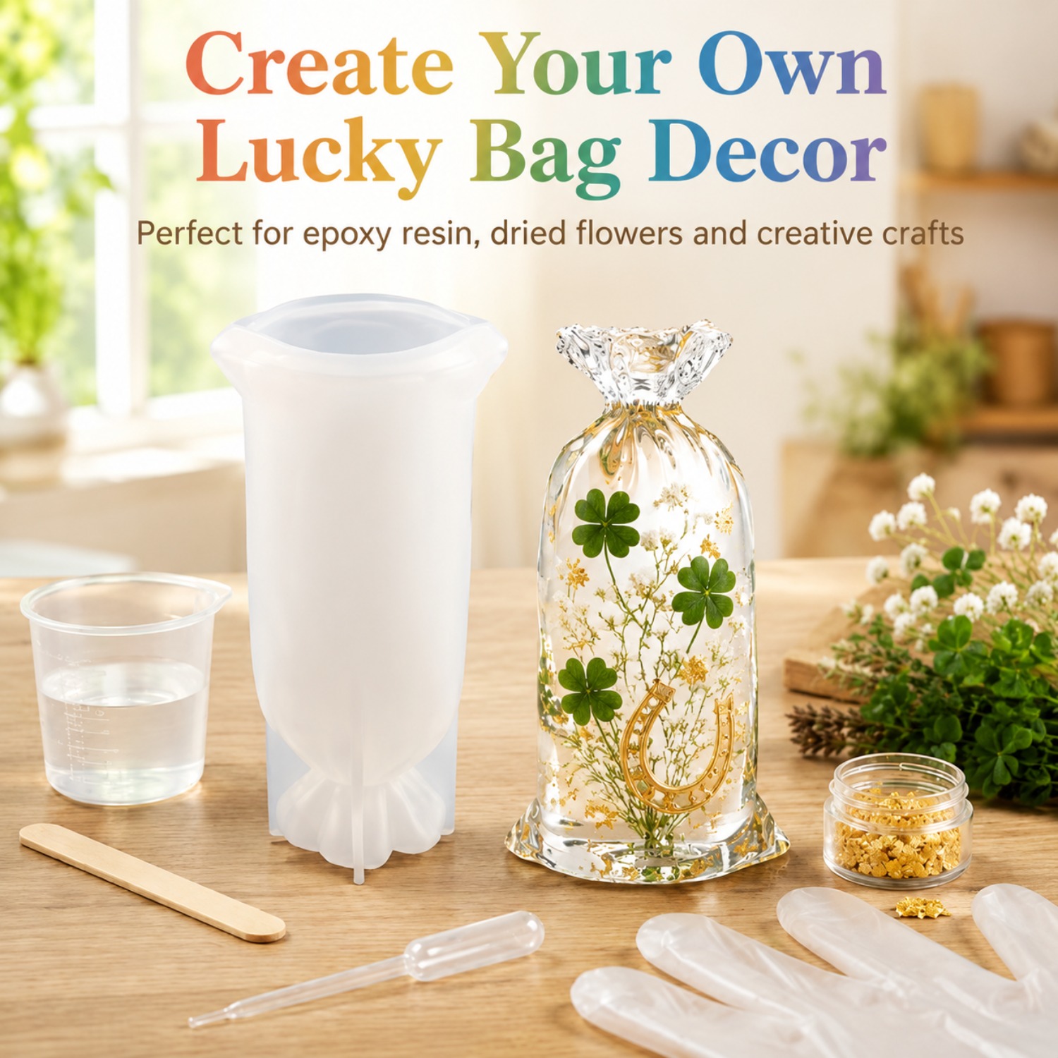 Силиконовые формы Lucky Bag дл – обзор и цена Flower Preservation Resin