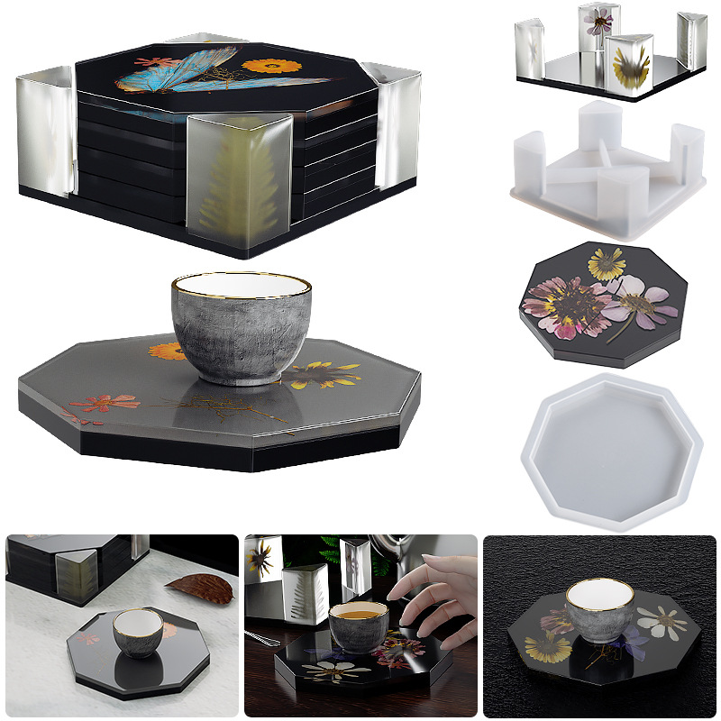 Силиконовая подставка для хран – обзор и цена Coaster Mold Round