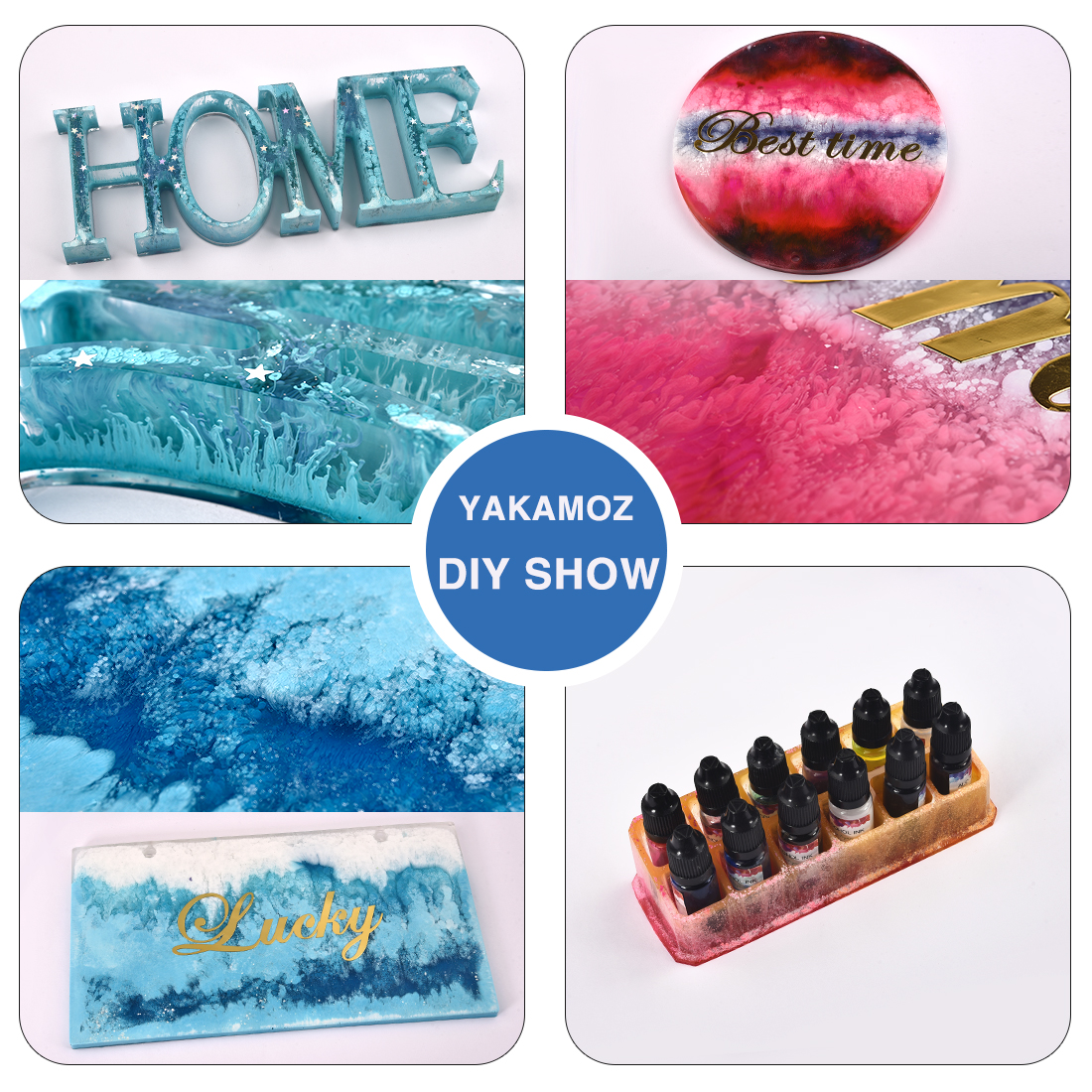 1 комплект, набор пигментов дл – обзор и цена Resin Dye Alcohol