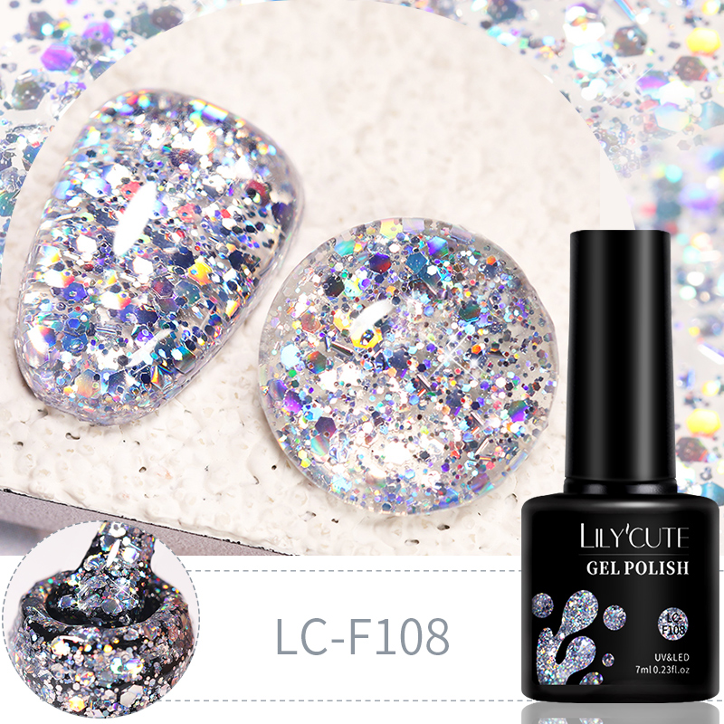 LILYCUTE 7 мл 6 шт./Компл. Бле – обзор и цена Resin Glitter Pack