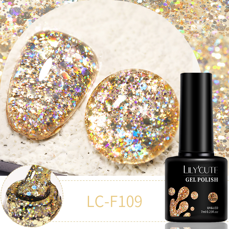 LILYCUTE 7 мл 6 шт./Компл. Бле – обзор и цена Resin Glitter Pack