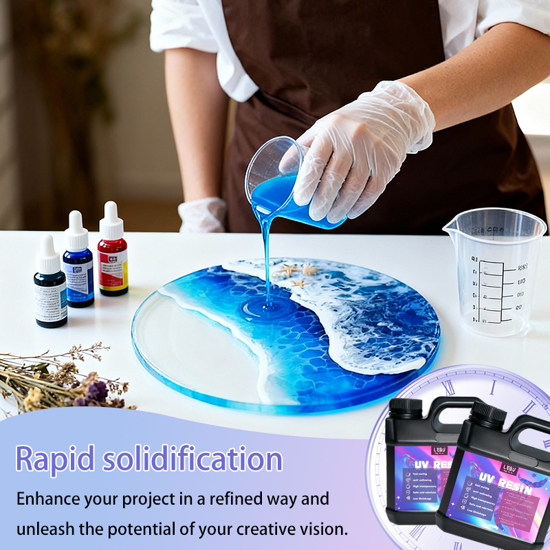 1000 г УФ-смола Кристально чис – обзор и цена Epoxy Uv Resin Kit